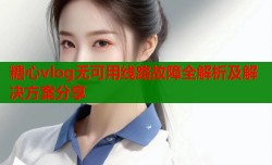 糖心vlog无可用线路故障全解析及解决方案分享