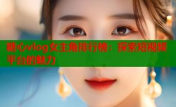 糖心vlog女主角排行榜：探索短视频平台的魅力