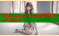 黄色糖心vlog入口全新体验高清甜蜜分享轻松观看
