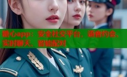 糖心app：安全社交平台，语音约会、实时聊天、智能配对