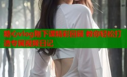 糖心vlog刚下课精彩回顾 教你轻松打造专属视频日记