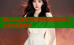 糖心vlog男主带你探索短视频创作与互动社区的魅力