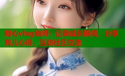 糖心vlog幼师：记录成长瞬间，分享育儿心得，互动社区交流