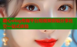 糖心vlog传媒平台短视频剪辑分享社交一站式体验