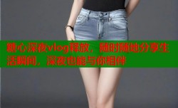 糖心深夜vlog释放，随时随地分享生活瞬间，深夜也能与你相伴