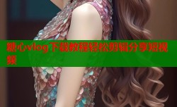 糖心vlog下载教程轻松剪辑分享短视频