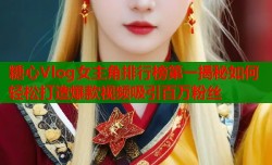 糖心Vlog女主角排行榜第一揭秘如何轻松打造爆款视频吸引百万粉丝