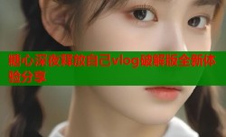 糖心深夜释放自己vlog破解版全新体验分享