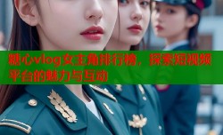 糖心vlog女主角排行榜，探索短视频平台的魅力与互动