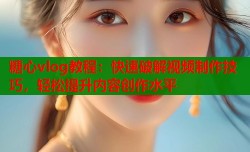 糖心vlog教程：快速破解视频制作技巧，轻松提升内容创作水平