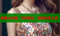 绿糖心玛瑙：天然美石，展现自然之美