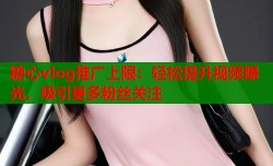 糖心vlog推广上限：轻松提升视频曝光，吸引更多粉丝关注