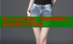 糖心vlog封号事件：探索短视频平台的内容监管与创作自由
