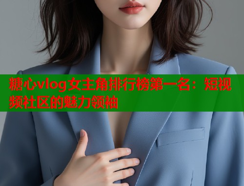 糖心vlog女主角排行榜第一名：短视频社区的魅力领袖  第1张