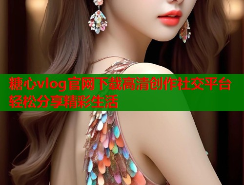 糖心vlog官网下载高清创作社交平台轻松分享精彩生活 第1张 糖心vlog官网下载高清创作社交平台轻松分享精彩生活 第1张